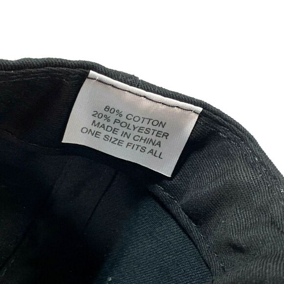 General Tire Hat Black Red Adjustable OSFM Baseball - Picture 7 of 8